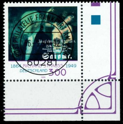 BRD 1999 Nr 2076 zentrisch gestempelt ECKE-URE X6D13F6