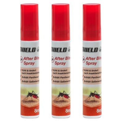 ShieldOn After Bite Spray 3x 8 ml - Lindert Juckreiz nach Insektenstichen