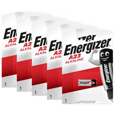 5x Energizer A23 12V Batterie Knopfzelle MN21 L1028 LRV08 23GA 55mAh