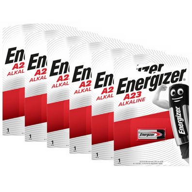 6x Energizer A23 12V Batterie Knopfzelle MN21 L1028 LRV08 23GA 55mAh