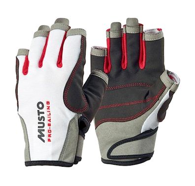 Musto Segelhandschuh Essential Sailing Glove S/F Weiß