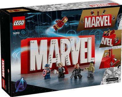 LEGO® Super Heroes 76313 MARVEL Logo & Minifiguren