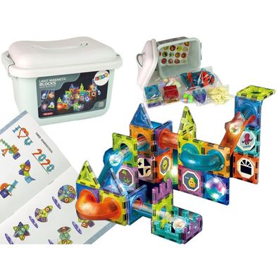 Leantoys Magnetische Blöcke gleiten 75el