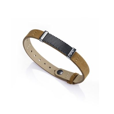 Brown leather bracelet Antonio Banderas 21001P01019
