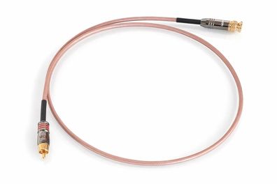 RG 142 - HighEnd Digitalkabel - 50 Ohm - Cinch auf BNC - SolidCore - Silberkabel