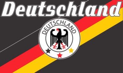 Fahne Flagge Deutschland 90x150 Hissflagge, Fan Fußball