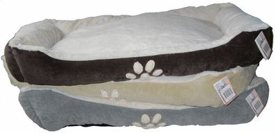 Hundebett Haustierbett XL Maß ca 75 x 58 x 19 cm Farben Hundekissen Hundekorb