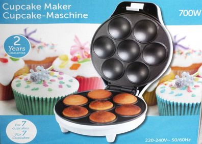Cupcake maker runde Muffin Maschine Backautomat für 7 Muffin