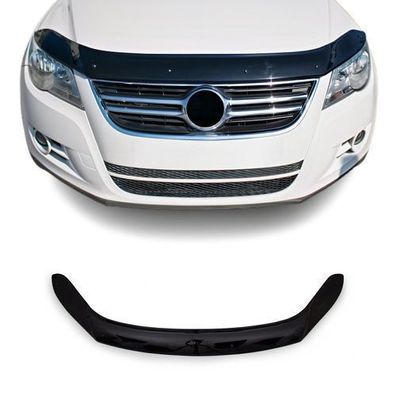 Motorhaube Deflektor Insekten Steinschlagschutz für VW Tiguan 2007-2015 Dunkel