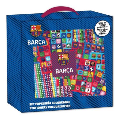 FC Barcelona Aufkleber Set im Blister für Fanartikel Regal