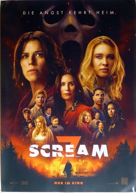 Scream 7 - Original Kinoplakat A1 - Neve Campbell, Courteney Cox - Filmposter