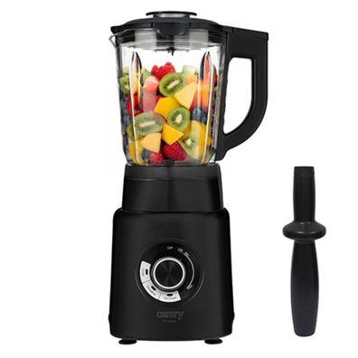 Camry CR 4089 Standmixer 2000W mit 6 Klingen - 1,7 L, Schwarz