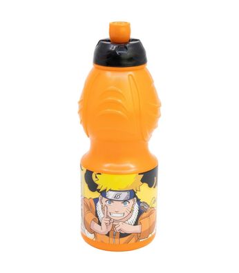 Naruto Kindertrinkflasche 400 ml mit Tropfschutz Deckel