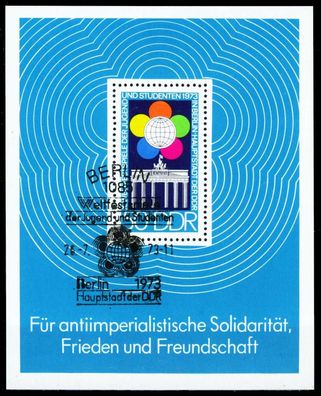 DDR BLOCK Kleinbogen Block 38 S854DD6