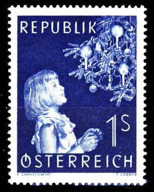 Österreich 1954 Nr 1009 postfrisch S870682