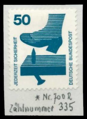 BRD DS Unfallv Nr 700ARa ungebraucht X67B3D2