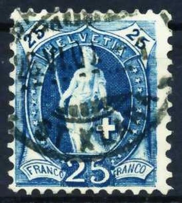 Schweiz ST. HELV Nr 67Ca zentrisch gestempelt X696CCE