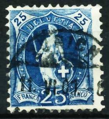Schweiz ST. HELV Nr 67Ca zentrisch gestempelt X696D36