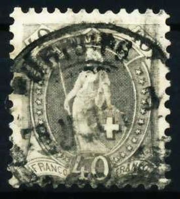 Schweiz ST. HELV Nr 61YC zentrisch gestempelt X696E82