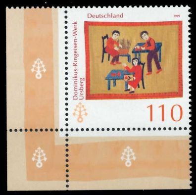 BRD 1999 Nr 2065 postfrisch ECKE-ULI X6D122A