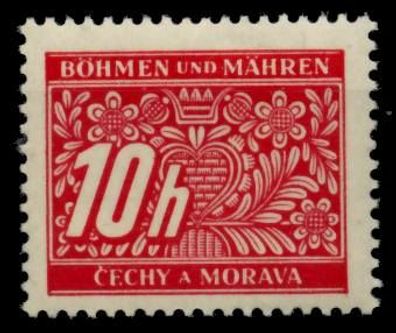 BÖHMEN MÄHREN PORTO Nr 2 postfrisch S51FB62