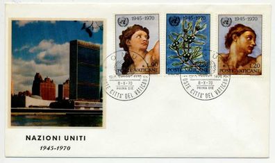 Vatikan Nr 569-571 BRIEF FDC X7904CA
