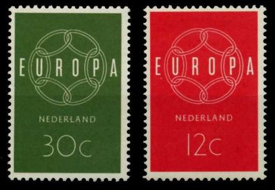 Niederlande 1959 Nr 735-736 postfrisch X79D3AA