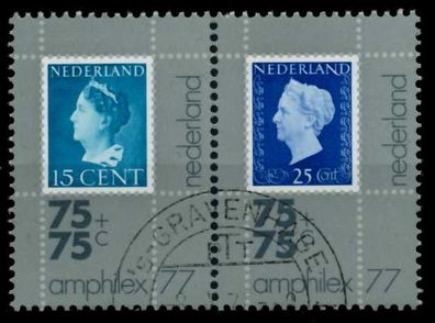 Niederlande 1976 Nr 1086WP-1087WP gestempelt WAAGR PAAR X79D476