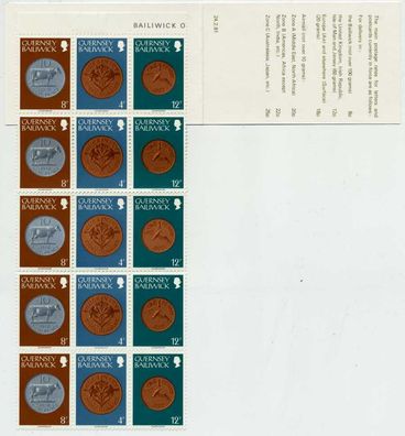 Guernsey Markenheftchen Nr MH 15 postfrisch X7D5FB2
