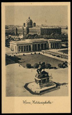 D-REICH BILD-POSTKARTE WIEN Heldenplatz X6946A2