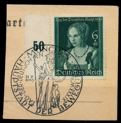 Deutsches REICH 1939 Nr 700 zentrisch gestempelt Briefstück X8B0216