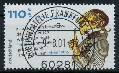 BRD 2001 Nr 2209 zentrisch gestempelt X9365E2