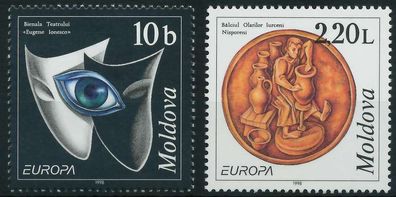 Repubik MOLDAU 1998 Nr 275-276 postfrisch X0B4ADE