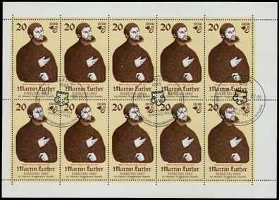 DDR BLOCK Kleinbogen Nr 2755I oBZ Kleinbg SBAFF5E