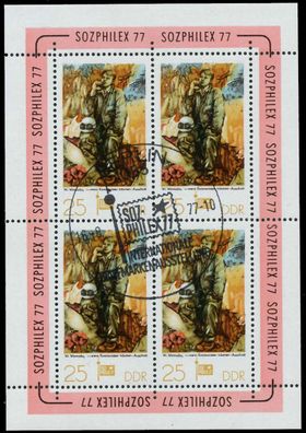 DDR BLOCK Kleinbogen Nr 2248 Kleinbg SBB025E