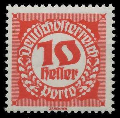 Österreich Portomarken 1920 21 Nr 76x postfrisch X99A08A