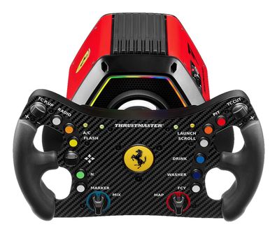 Thrustmaster T818 Ferrari 488 GT3 Simulator Schwarz, Rot USB Lenkrad + Pedale Analog