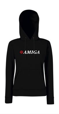 Commodore Amiga & Amiga Logo Ball Girlie Kapuzenpullover