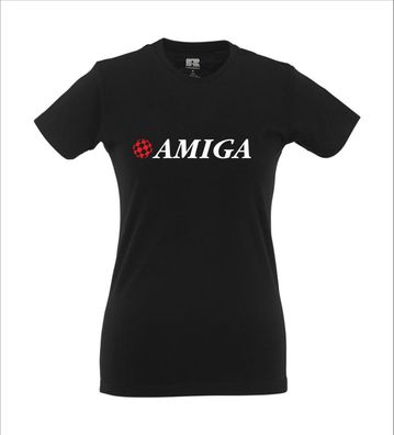Commodore Amiga & Amiga Logo Ball I Fun I Lustig I Sprüche I Girlie Shirt
