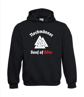 Nordmänner Sons of Odin Viking Odin I Sprüche I Fun I Lustig bis 5XL I Herren Hoodie