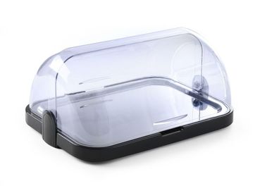 HENDI Buffet-Vitrine gekuehlt Edelstahl-Tablett Rolltop-Haube 440x320x205mm