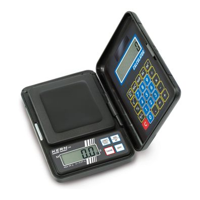 KERN CM 60-2N Taschenwaage 60 g 0,01 g mit Taschenrechner inkl. Batterien