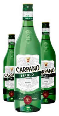 3 x Carpano Bianco Vermouth