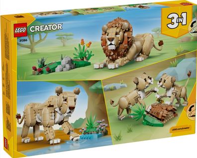 LEGO® Creator 31386 Wilde Tiere: Majestätischer Löwe