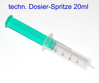 technische Dosier Spritze 20ml z.B. ModellBau ßler etc.|