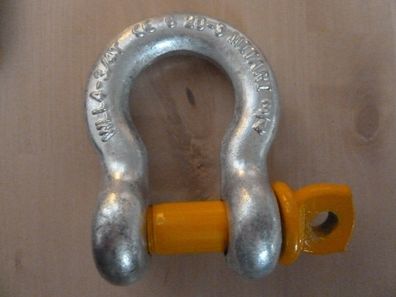 WLL 4750 kg Schäkel zertifiziert Sicherheitsfaktor: 6:1|