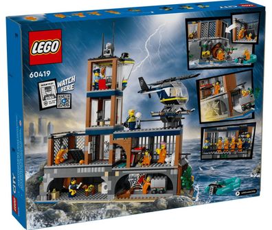 LEGO® City 60419 Polizeistation auf der Gefängnisins