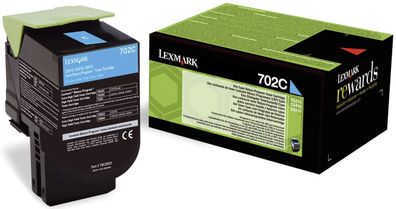 Lexmark 70C20C0 Original Lexmark Toner-Kit cyan return program (0070C20C0,070C20C0,70