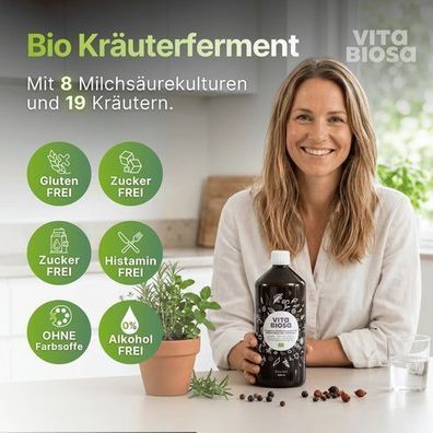 Vita Biosa Berry - fermentiertes Bio-Kräutergetränk mit Beeren