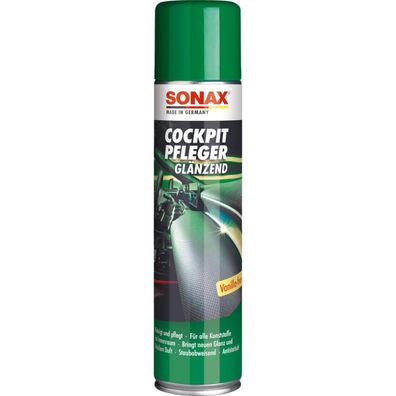 SONAX Cockpitpfleger glänzend Kunststoffreiniger Cockpitspray Vanille 03423000